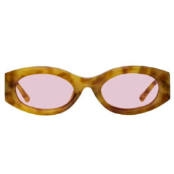 THE ATTICO x LINDA FARROW BERTA SUNGLASSES TORTOISE/PINK ATTICO38C11SUN 140mm