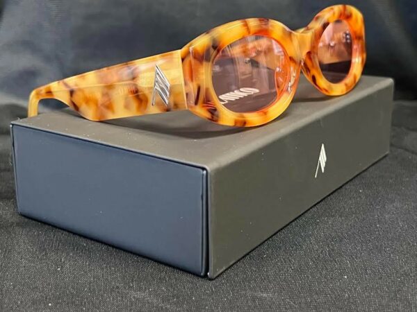 THE ATTICO x LINDA FARROW BERTA SUNGLASSES TORTOISE/PINK ATTICO38C11SUN 140mm - Image 4