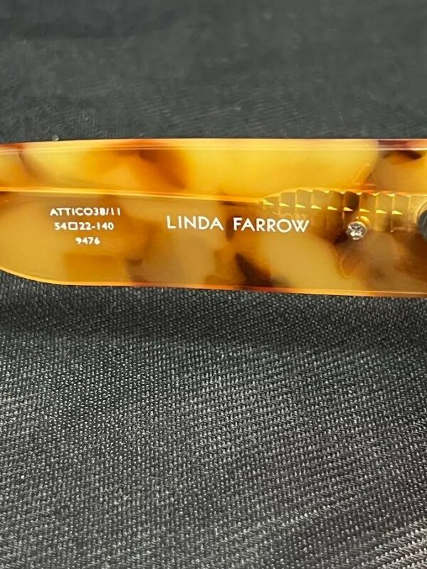THE ATTICO x LINDA FARROW BERTA SUNGLASSES TORTOISE/PINK ATTICO38C11SUN 140mm - Image 5