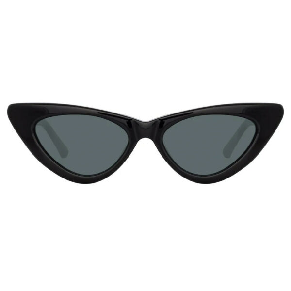 THE ATTICO x LINDA FARROW DORA SUNGLASSES BLACK/GREY ATTICO32C1SUN 140mm - Image 2