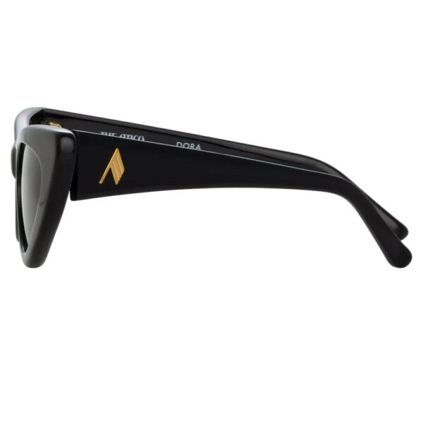 THE ATTICO x LINDA FARROW DORA SUNGLASSES BLACK/GREY ATTICO32C1SUN 140mm - Image 3