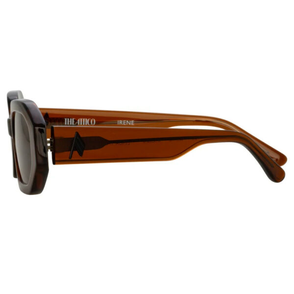 THE ATTICO x LINDA FARROW IRENE SUNGLASSES BROWN ATTICO14C14SUN 140mm 54-19 - Image 3