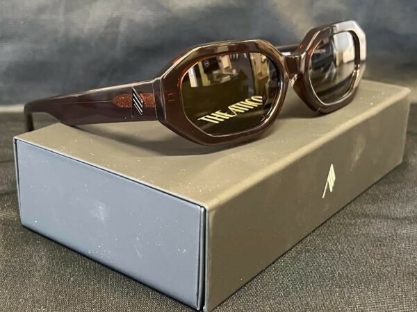 THE ATTICO x LINDA FARROW IRENE SUNGLASSES BROWN ATTICO14C14SUN 140mm 54-19 - Image 5