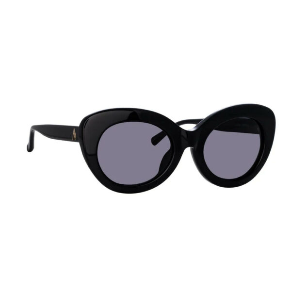 THE ATTICO x LINDA FARROW AGNES SUNGLASSES BLACK ATTICO44C1SUN 53-21-140mm