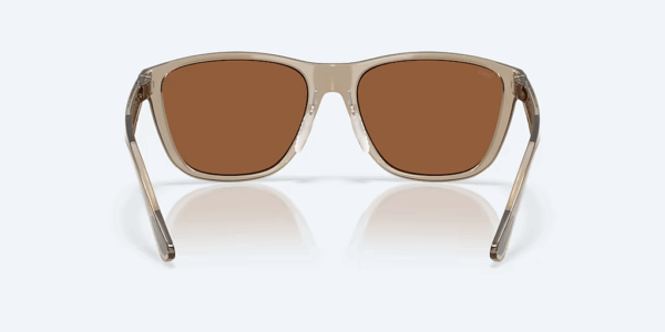 COSTA DEL MAR SUNGLASSES CORRIENTS TAUPE COPPER SILVER MIRROR 590G 6S9124 912410 - Image 4