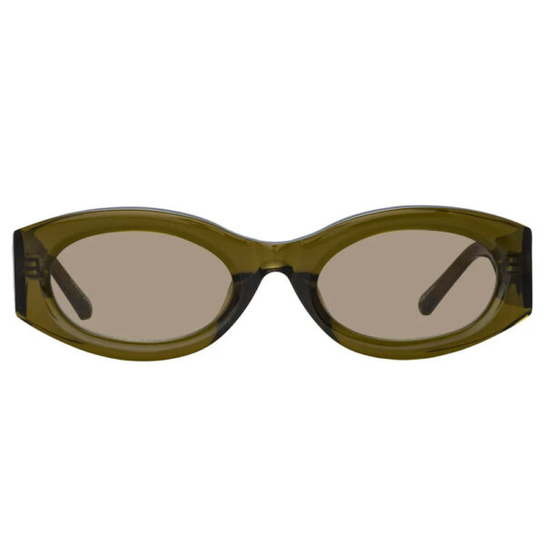 THE ATTICO x LINDA FARROW BERTA SUNGLASSES OLIVE ATTICO38C12SUN 140mm 54-22 - Image 2
