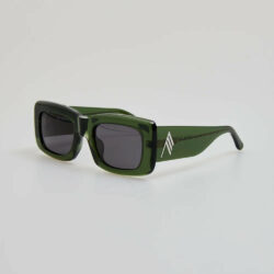 THE ATTICO x LINDA FARROW MARFA SUNGLASSES MILITARY GREEN ATTICO3C34SUN 140mm