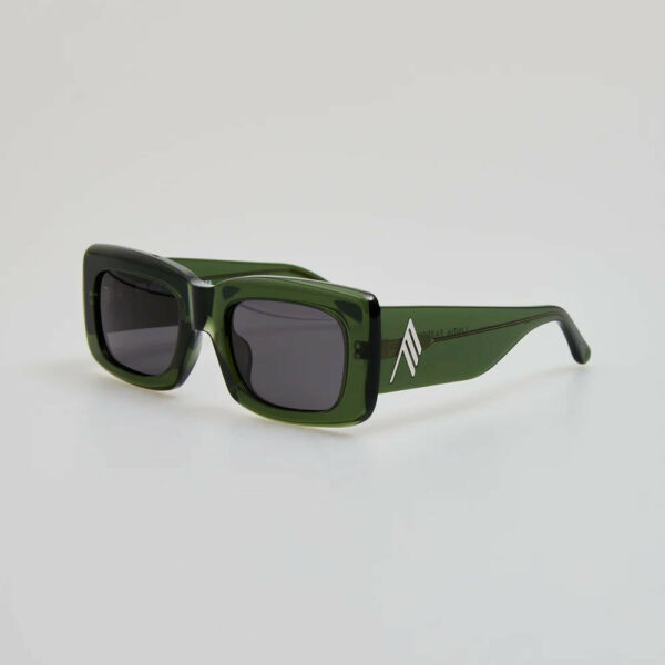 THE ATTICO x LINDA FARROW MARFA SUNGLASSES MILITARY GREEN ATTICO3C34SUN 140mm
