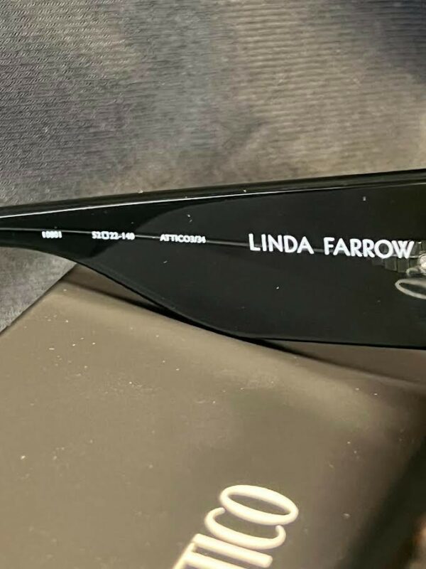 THE ATTICO x LINDA FARROW MARFA SUNGLASSES MILITARY GREEN ATTICO3C34SUN 140mm - Image 6