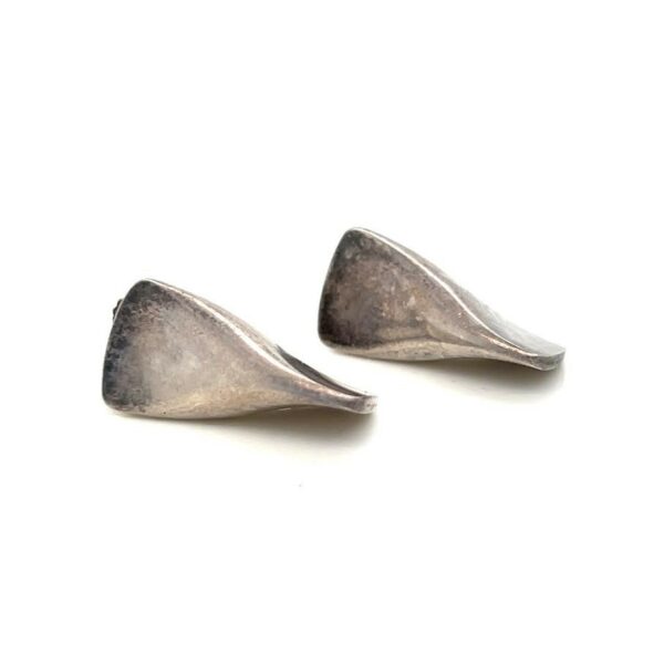 GEORG JENSEN VINTAGE SCREW/CLIP ON EARRING STERLING SILVER 925 116B 1960's ERA - Image 3
