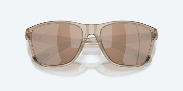 COSTA DEL MAR SUNGLASSES CORRIENTS TAUPE COPPER SILVER MIRROR 590G 6S9124 912410 - Image 5