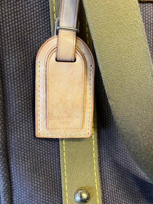 LOUIS VUITTON ANTIGUA CABAS MM DOUBLE HANDLE SHOULDER BAG BROWN CANVAS - Image 10