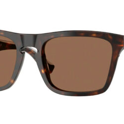 BURBERRY SQUARE SUNGLASSES BE4434 DARK HAVANA FRAME DARK BROWN LENS 145MM 57-20