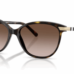 BURBERRY DARK HAVANA FRAME BROWN GRADIENT LENS SUNGLASSES BE4216 57-16/ 140 MM