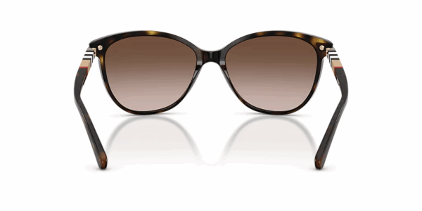 BURBERRY DARK HAVANA FRAME BROWN GRADIENT LENS SUNGLASSES BE4216 57-16/ 140 MM - Image 4