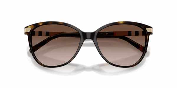 BURBERRY DARK HAVANA FRAME BROWN GRADIENT LENS SUNGLASSES BE4216 57-16/ 140 MM - Image 5